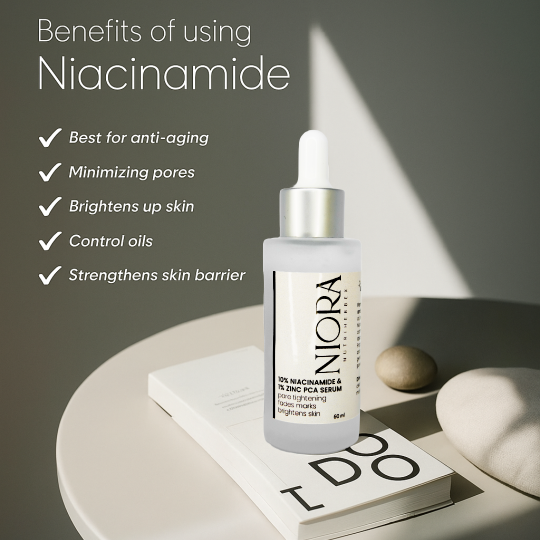 NIORA SERUM | 60 ml - 10% Niacinamide & 1% Zinc PCA