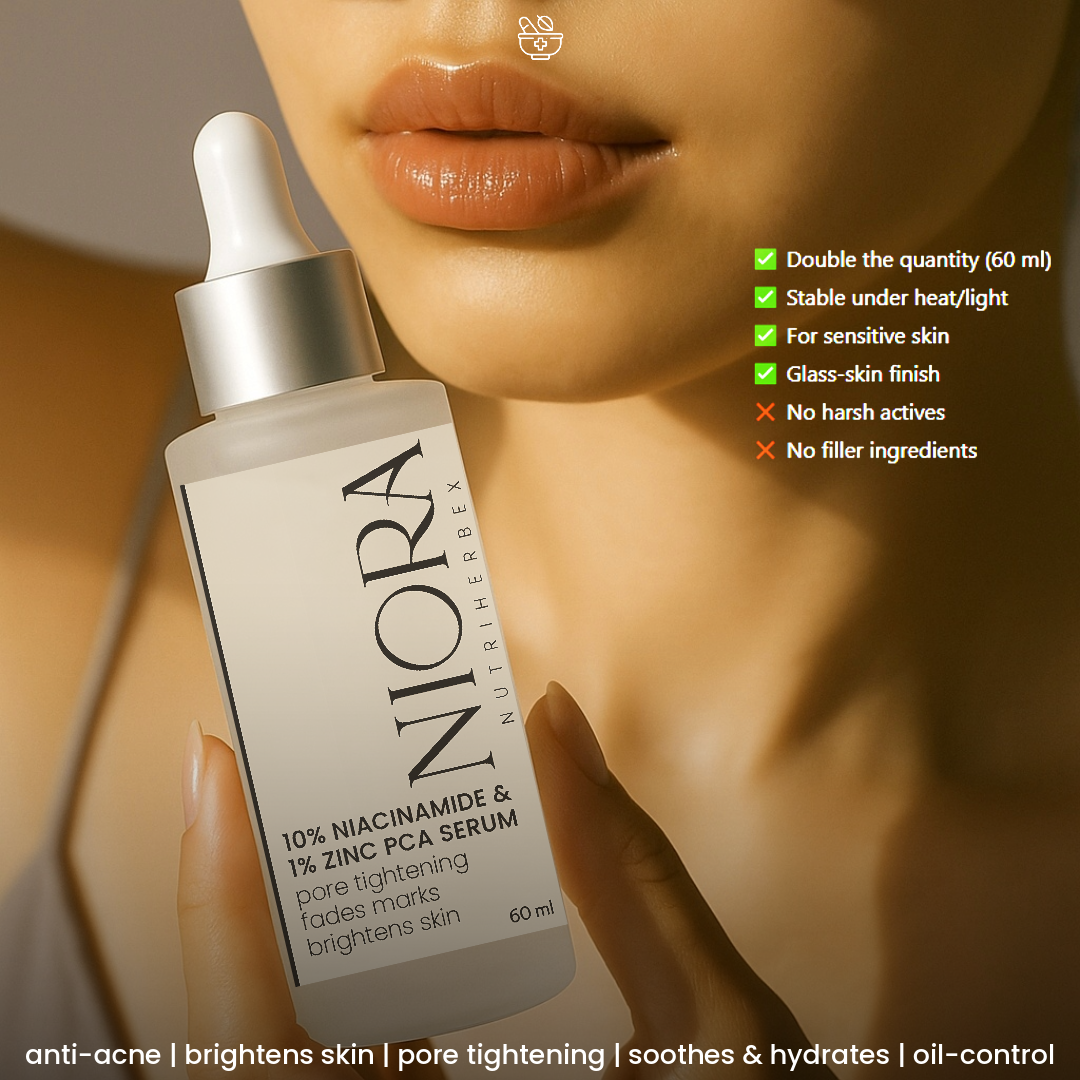 NIORA SERUM | 60 ml - 10% Niacinamide & 1% Zinc PCA