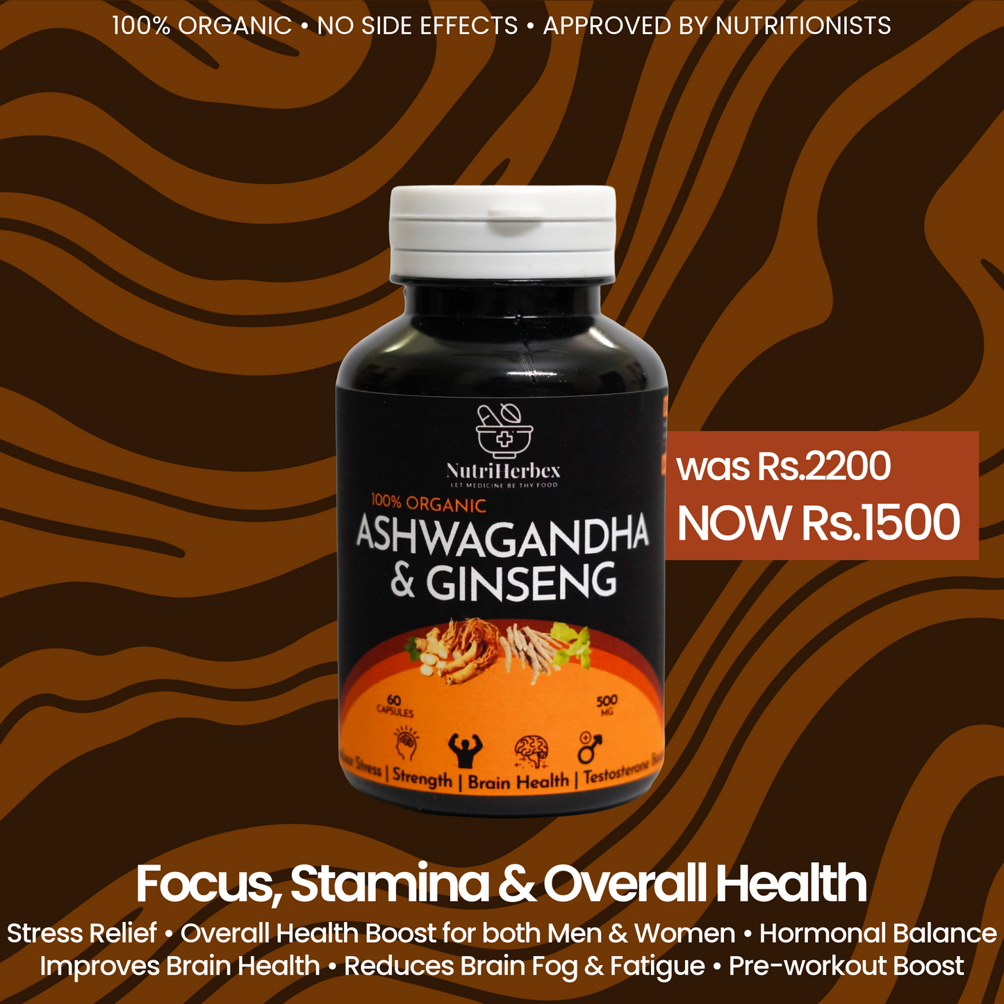 ASHWAGANDHA & GINSENG | 60 capsules