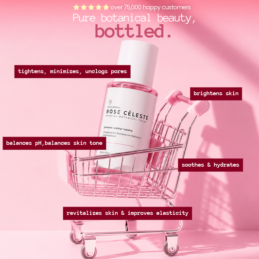 ROSE CÉLESTE TONER | Hyaluronic Acid, Rose Hydrosol & Aloe Vera Extract