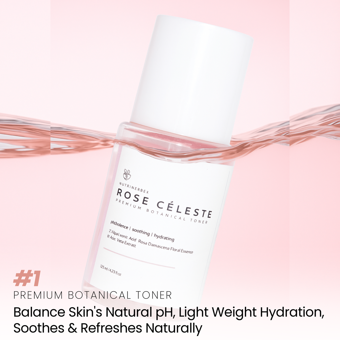 ROSE CÉLESTE TONER | 125 ml