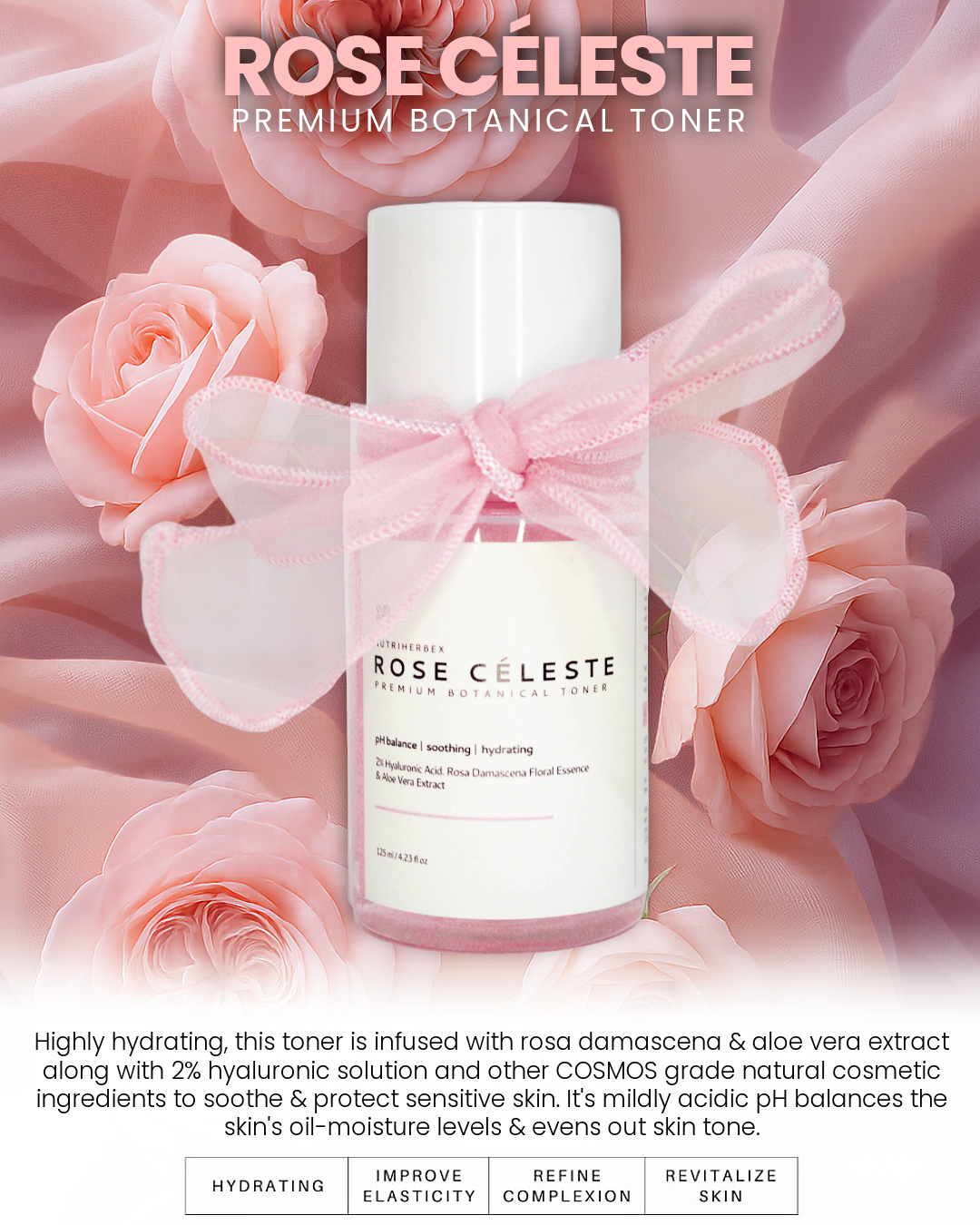 ROSE CÉLESTE TONER | 125 ml