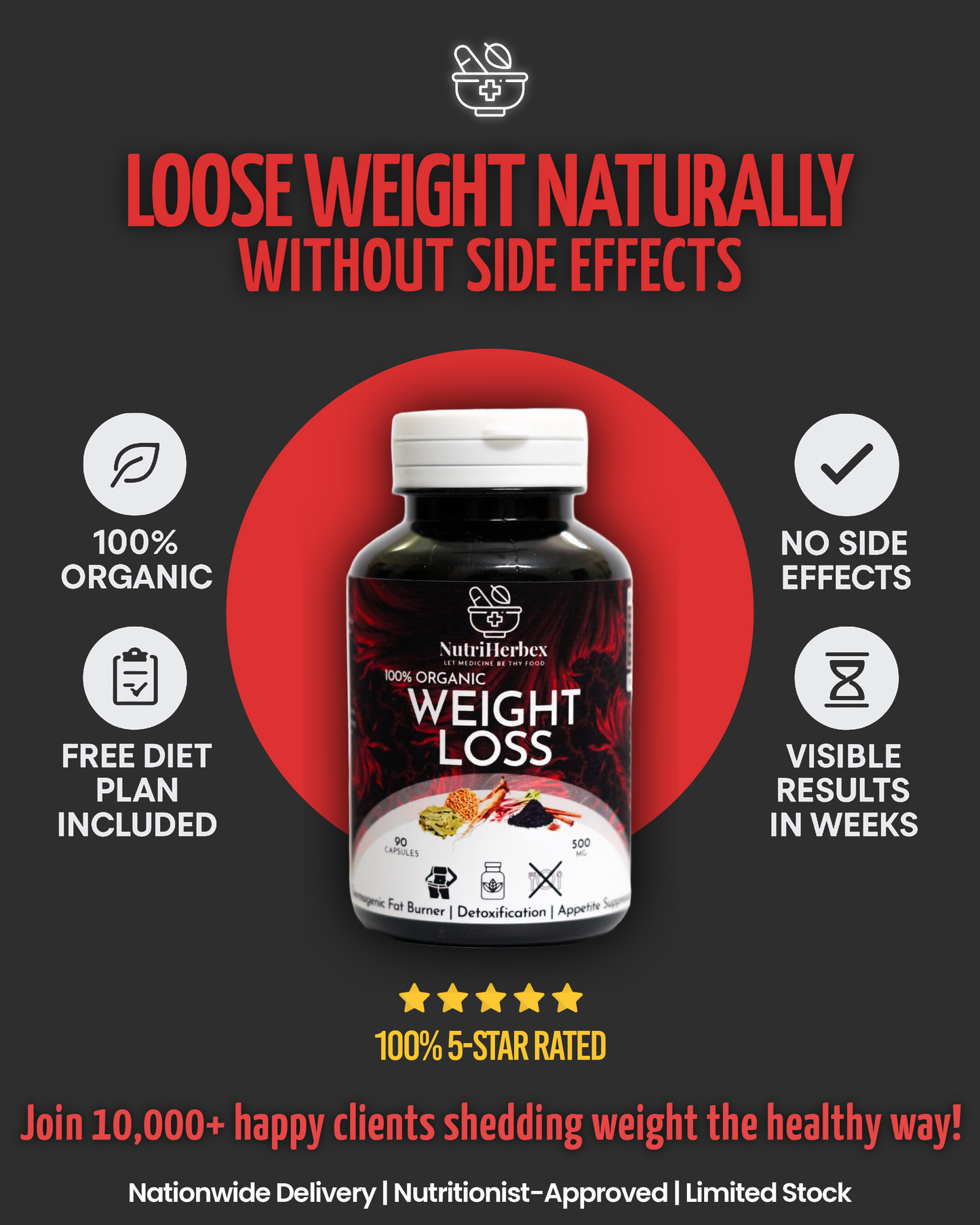 WEIGHT LOSS | 90 capsules + FREE DIET PLAN