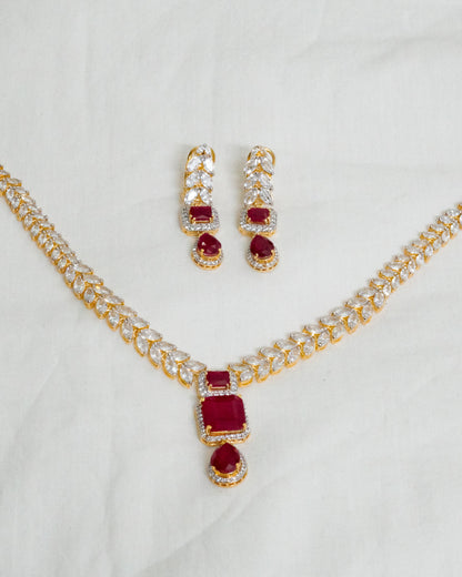 Crimson Bride | Bespoke 925 Sterling Silver Set