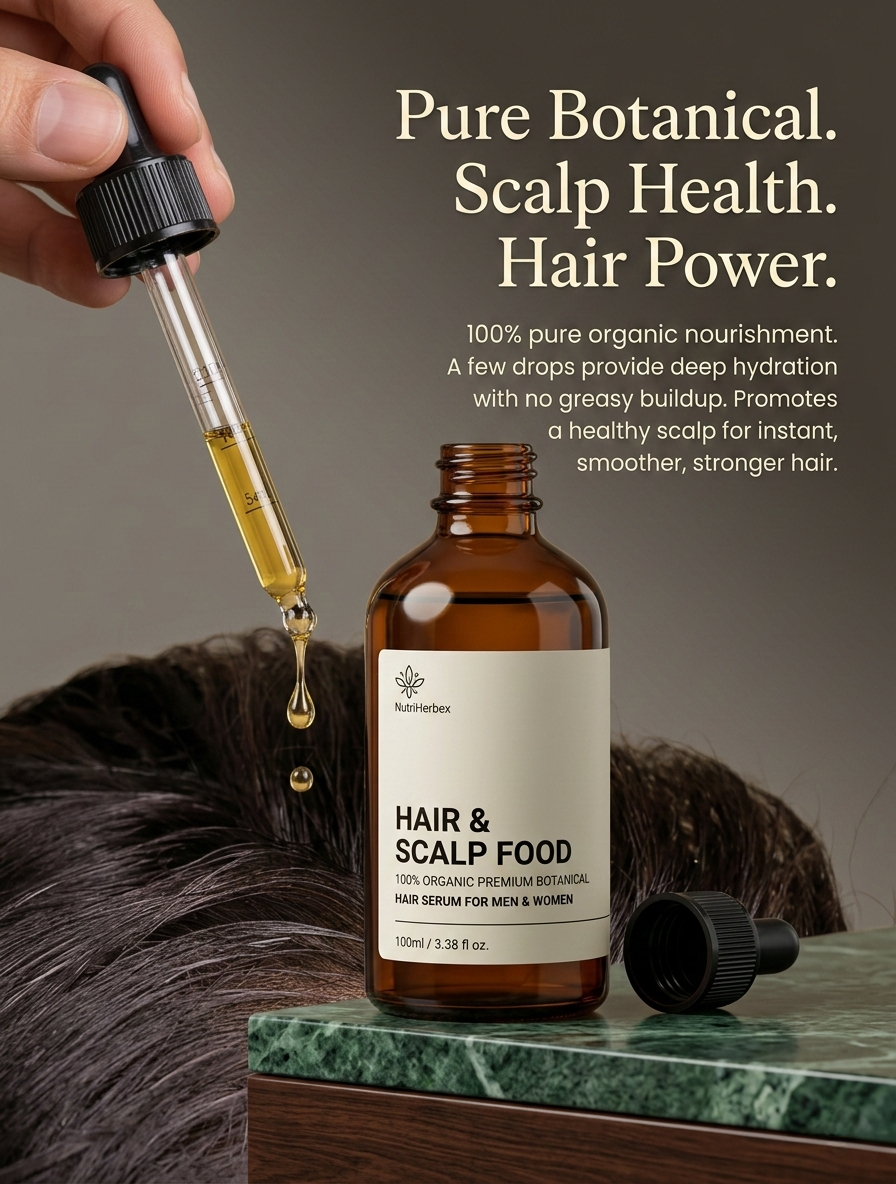 HAIR & SCALP FOOD | Hair Serum for Men & Women