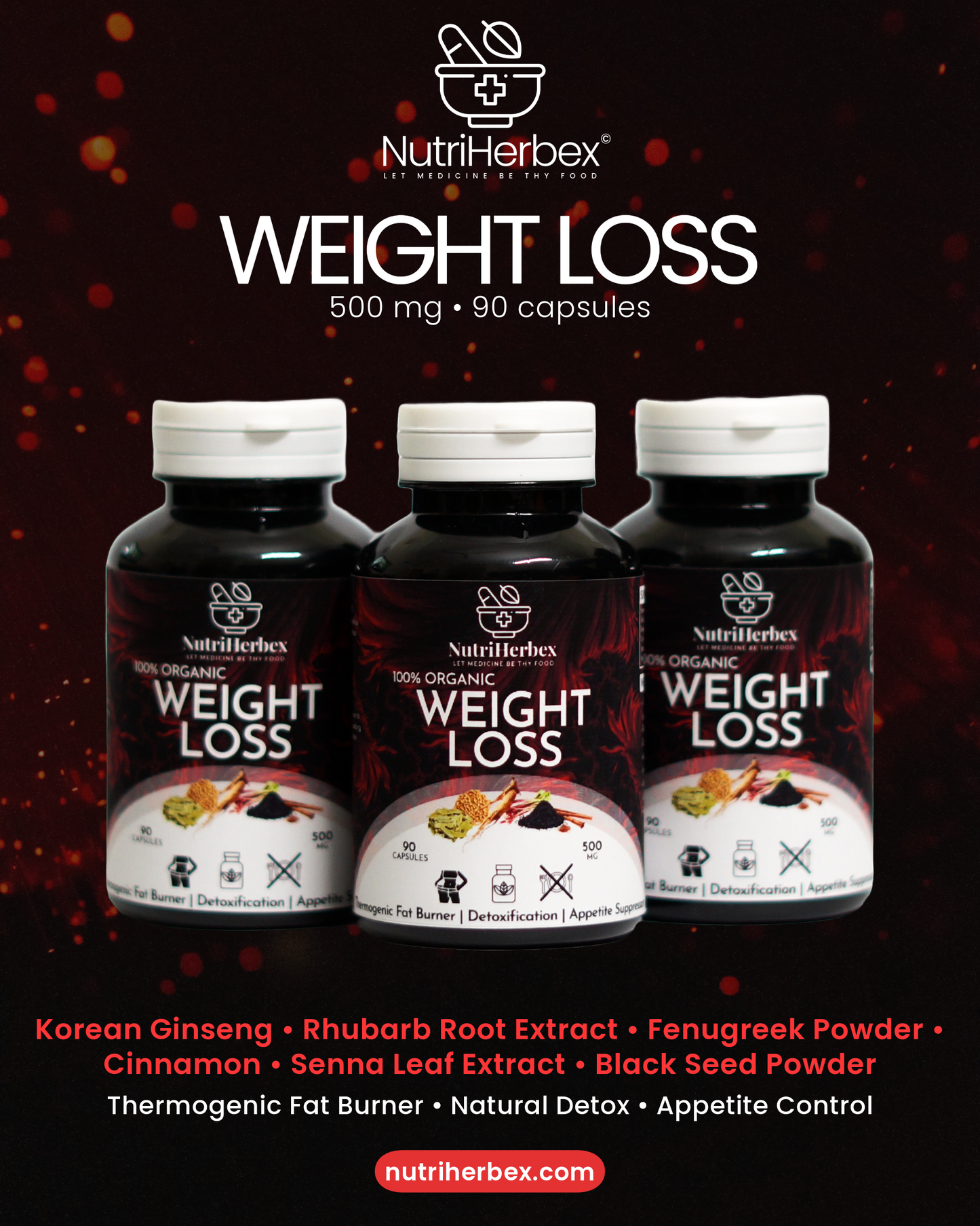 WEIGHT LOSS | 90 capsules + FREE DIET PLAN