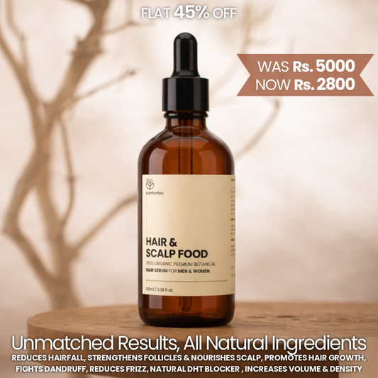 HAIR & SCALP FOOD | Hair Serum for Men & Women