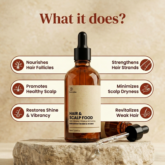 HAIR & SCALP FOOD | Hair Serum for Men & Women
