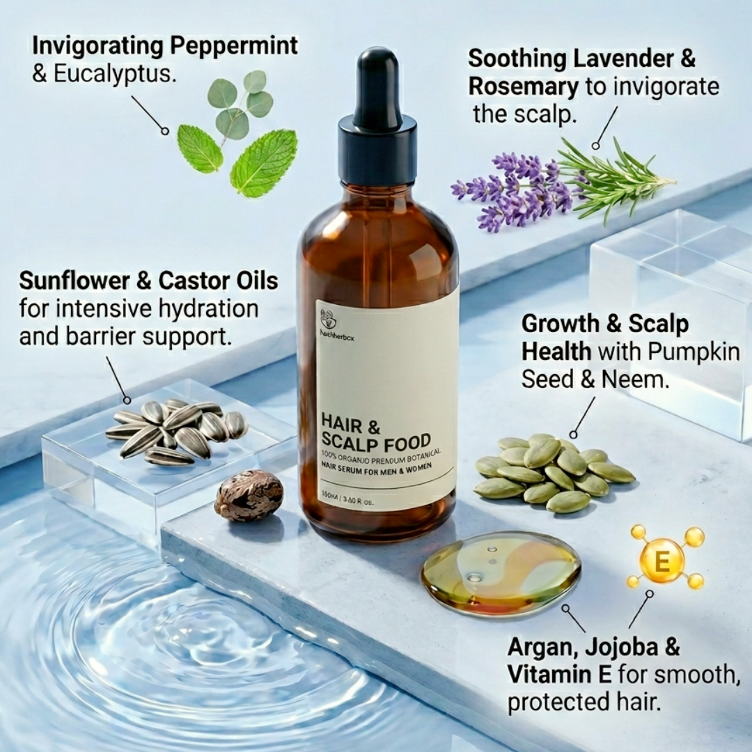HAIR & SCALP FOOD | Hair Serum for Men & Women