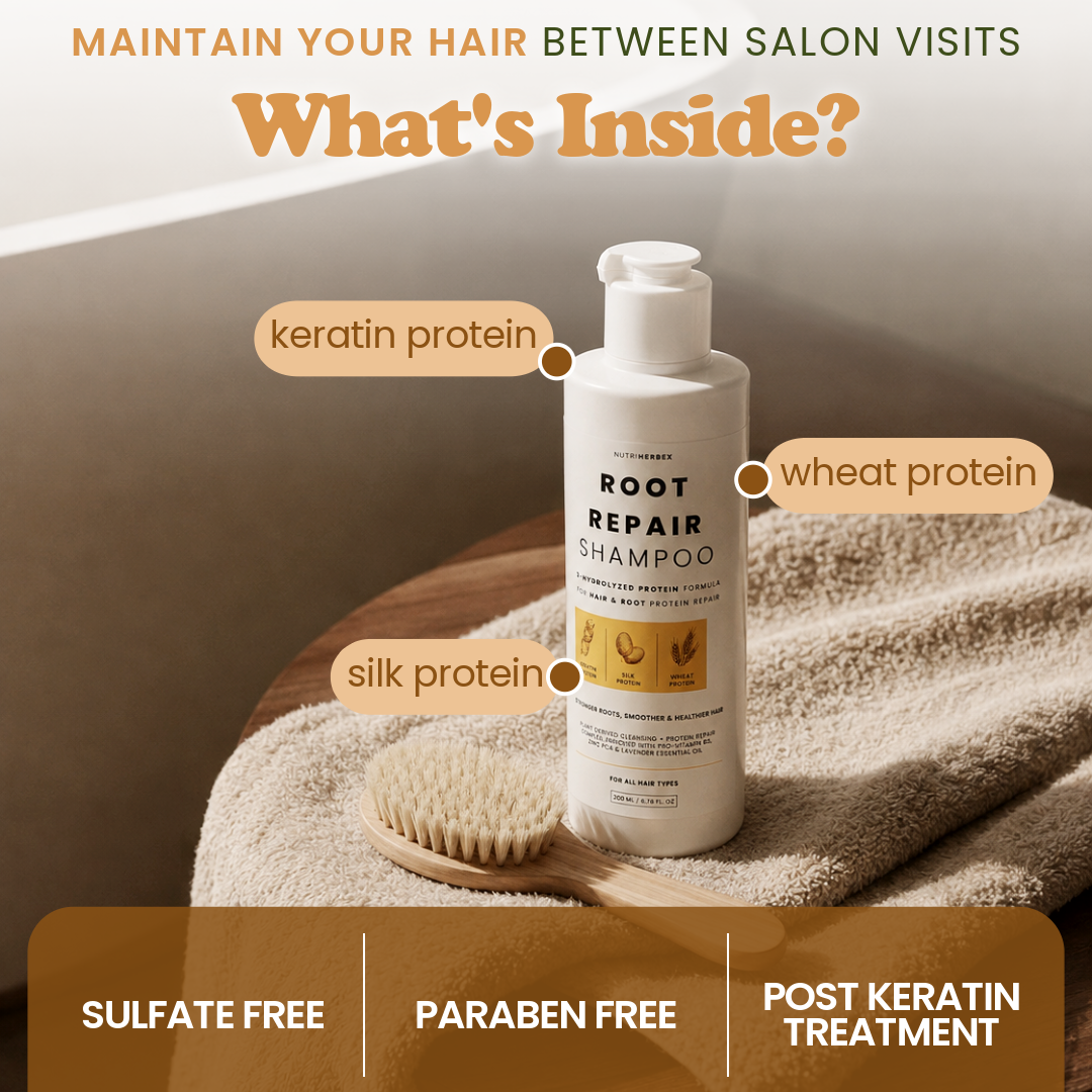 ROOT REPAIR SHAMPOO | 200 ml - 3 Hydrolyzed Protein Complex