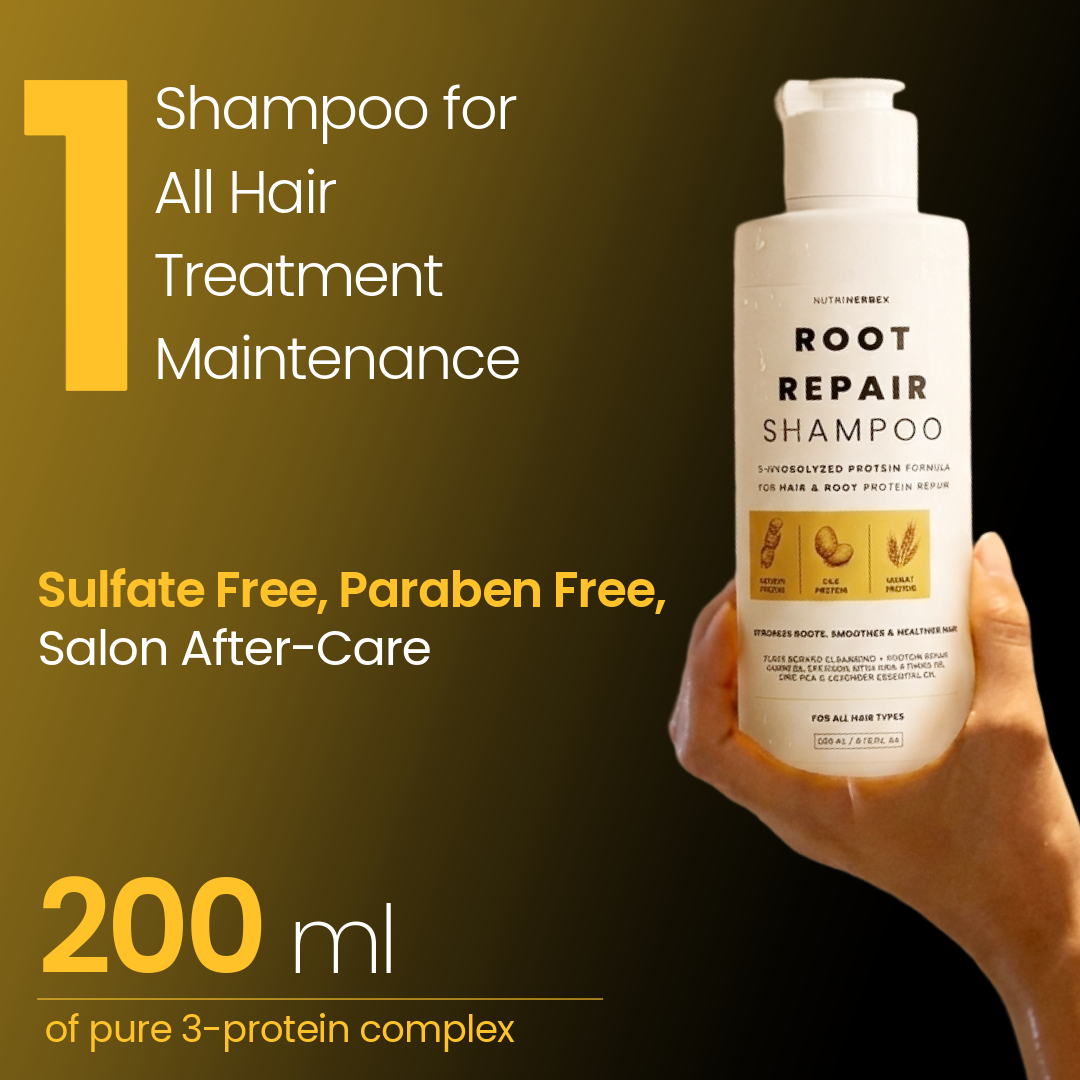 ROOT REPAIR SHAMPOO | 200 ml - 3 Hydrolyzed Protein Complex