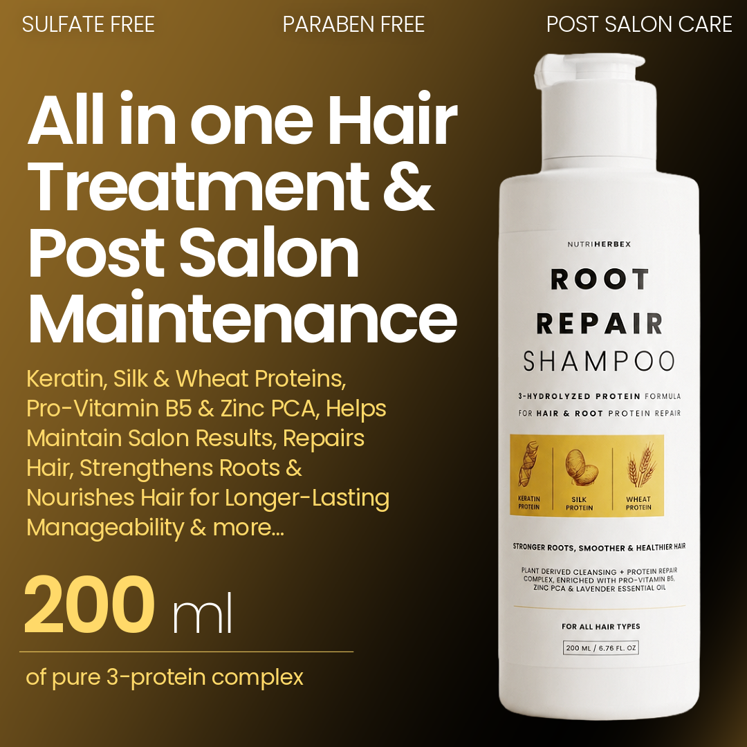 ROOT REPAIR SHAMPOO | 200 ml - 3 Hydrolyzed Protein Complex