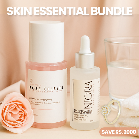 SKIN ESSENTIAL BUNDLE | Rose Cèleste Toner & Niora Serum + FREE Gift