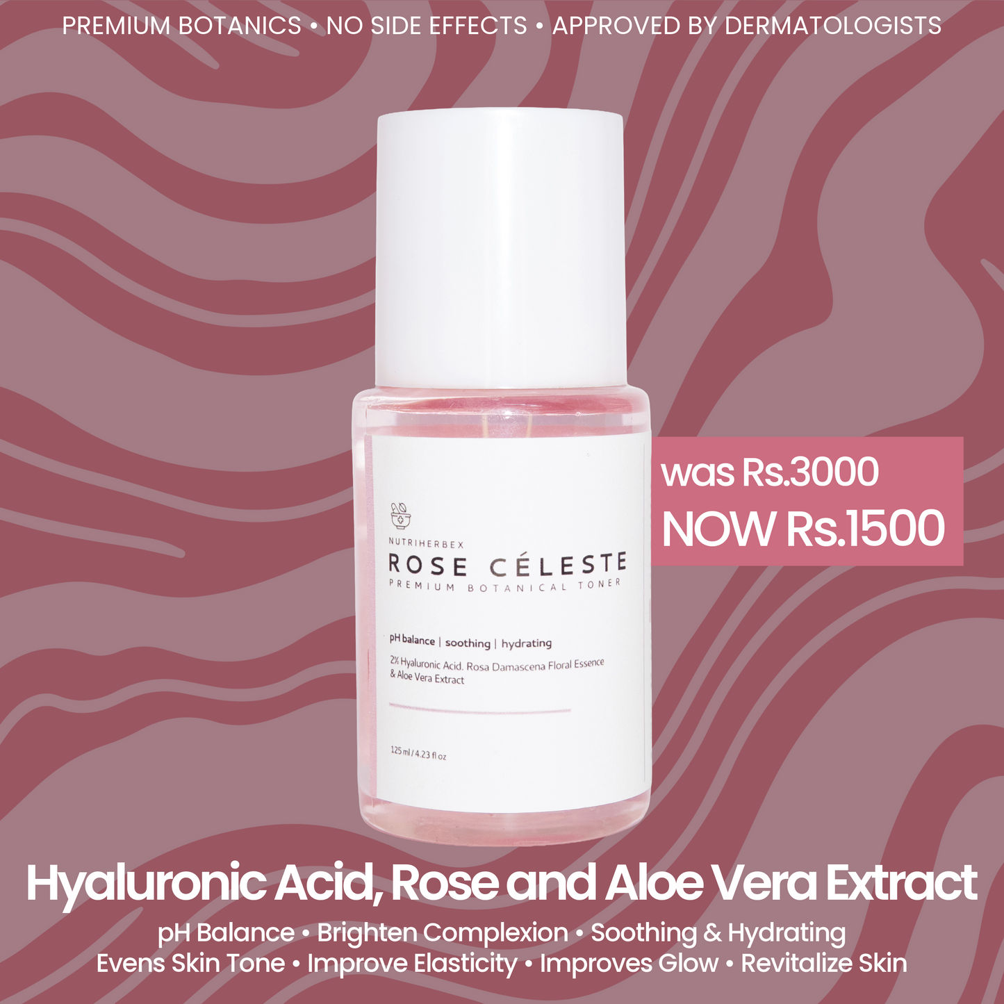 ROSE CÉLESTE TONER | 125 ml