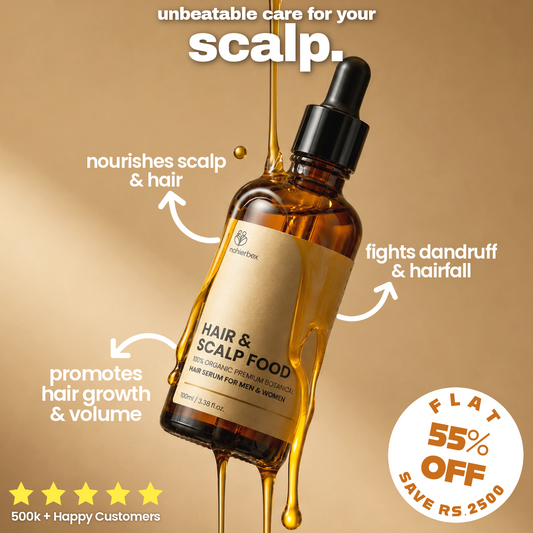 HAIR & SCALP FOOD | Hair Serum for Men & Women