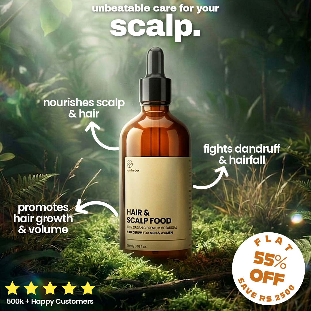 HAIR & SCALP FOOD | Hair Serum for Men & Women