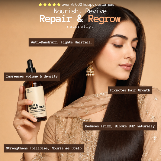 HAIR & SCALP FOOD | Hair Serum for Men & Women