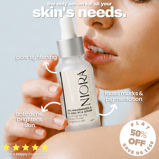 NIORA SERUM | 10% Niacinamide, 1% Zinc PCA & Witch Hazel Extract