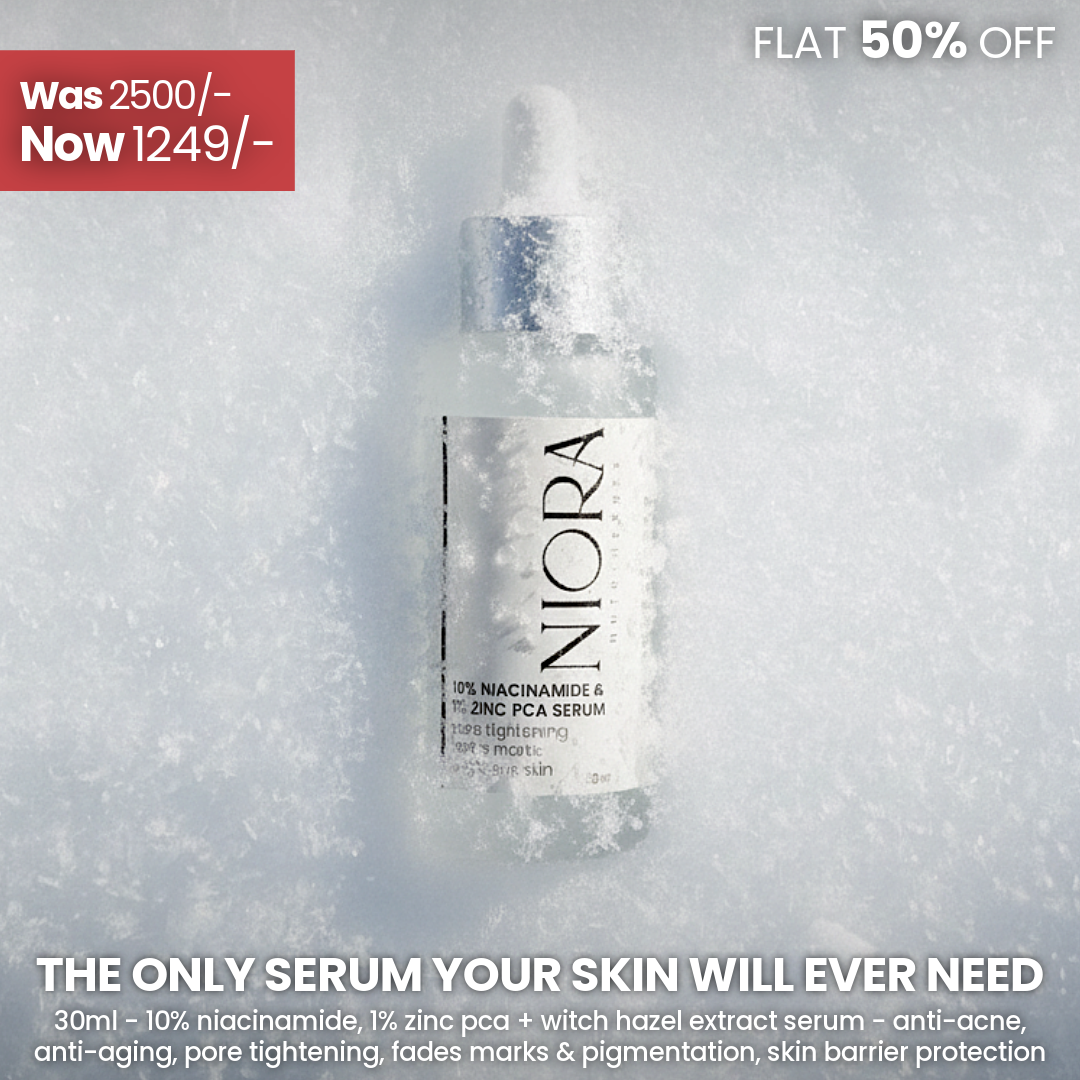 NIORA SERUM | 10% Niacinamide, 1% Zinc PCA & Witch Hazel Extract