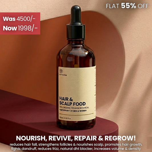 HAIR & SCALP FOOD | Hair Serum for Men & Women